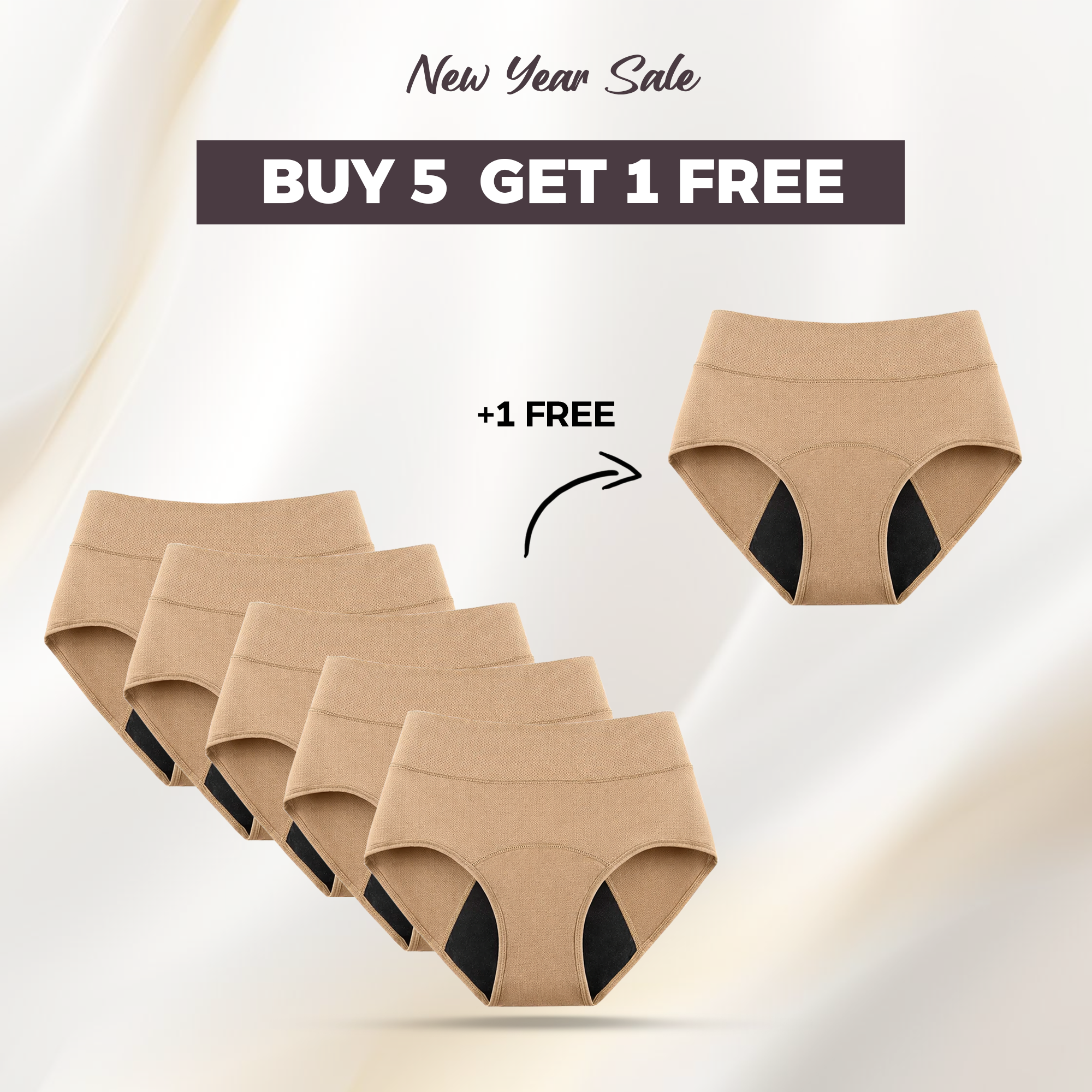 Emma's Signature Leakproof Underwear (5 + 1 Free)