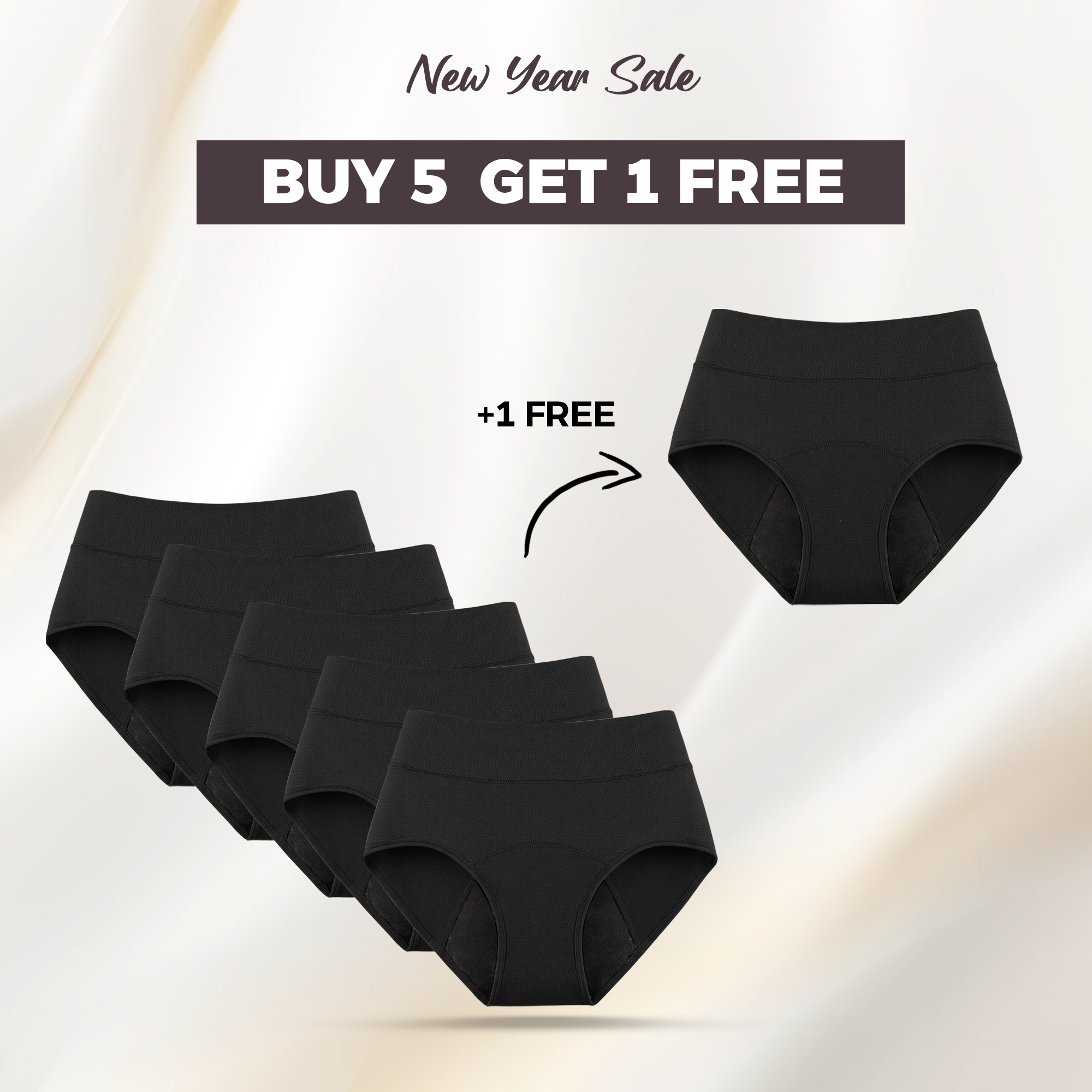 Emma's Signature Leakproof Underwear (5 + 1 Free)