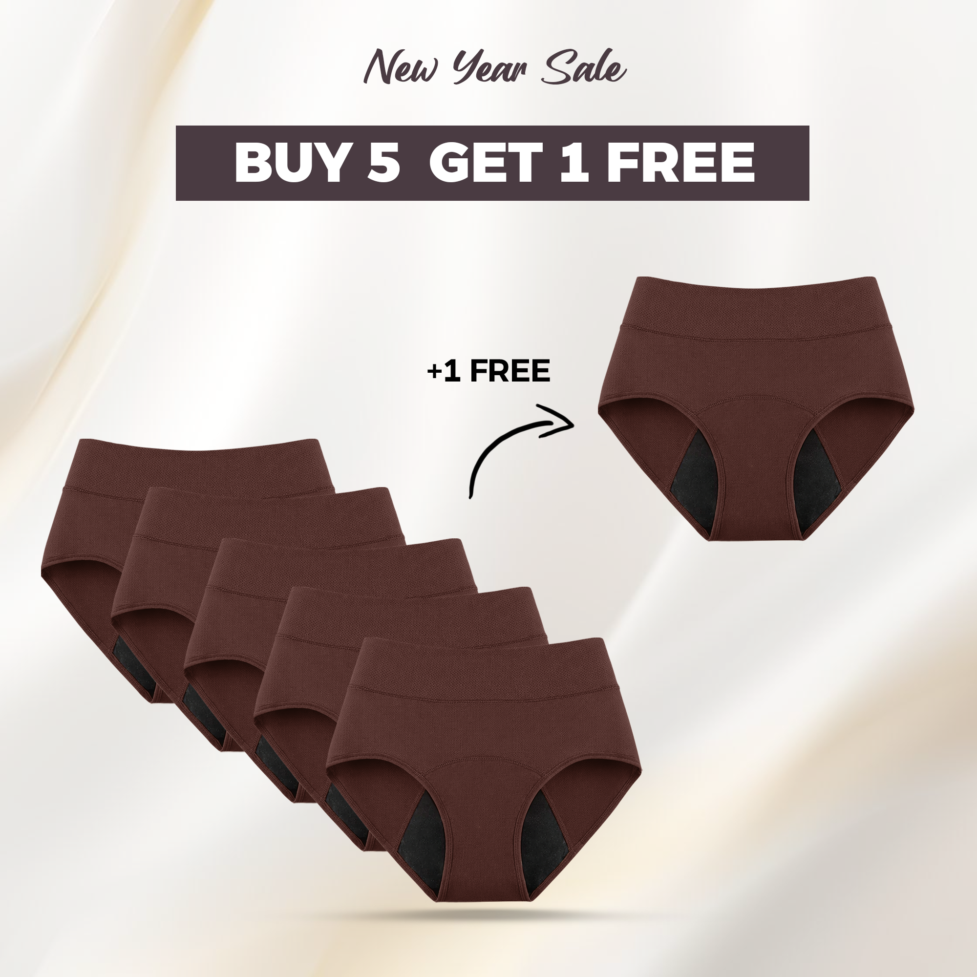 Emma's Signature Leakproof Underwear (5 + 1 Free)