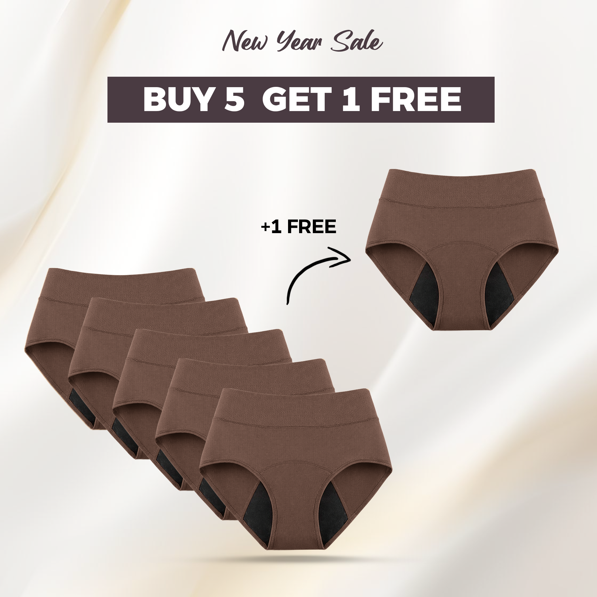 Emma's Signature Leakproof Underwear (5 + 1 Free)