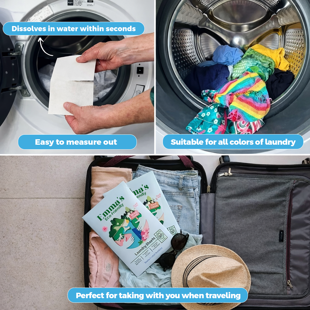 Emma’s Eco-Friendly Laundry Sheets for Underwear